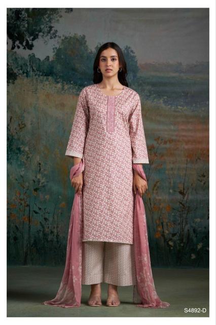 Ganga cahana 4892 surat textile dress material wholesale market